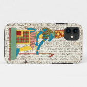 Oude Egyptische God Amun hiërogliefen ontwerp Case-Mate iPhone Case (Achterkant (horizontaal))