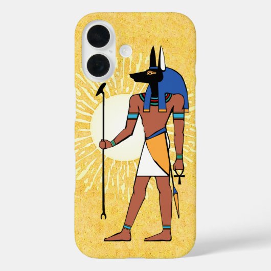 Oude Egyptische God Anubis Case-Mate iPhone Case (Achterkant)