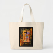 Oude Egyptische god Anubis Gift Range Grote Tote Bag (Voorkant)