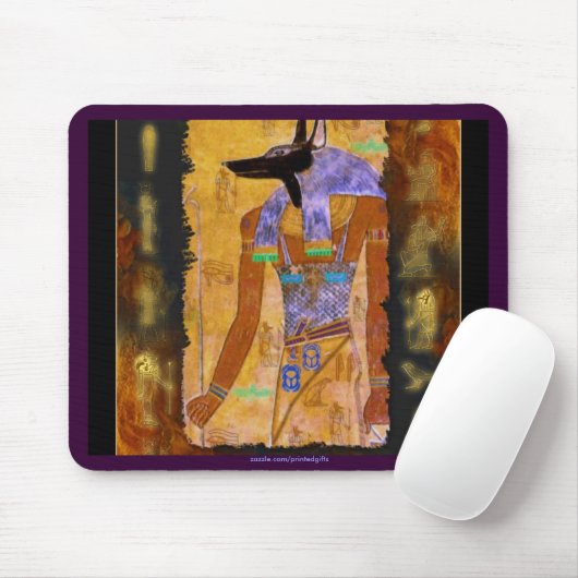 Oude Egyptische god Anubis Gift Range Muismat (Met muis)
