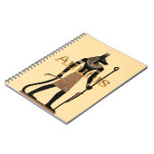 Oude Egyptische God Anubis Notitieboek (Linkerzijde)