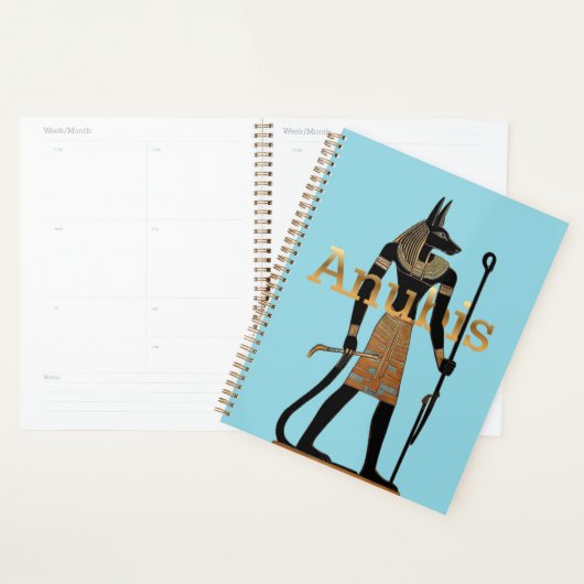 Oude Egyptische God Anubis Planner (Display)
