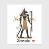 Oude Egyptische God Anubis Sticker (Vel)