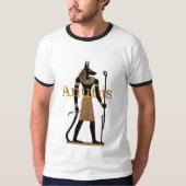 Oude Egyptische God Anubis T-shirt (Voorkant)