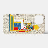 Oude Egyptische God Godin Hiërogliefen Ontwerp Case-Mate iPhone Case (Achterkant (horizontaal))