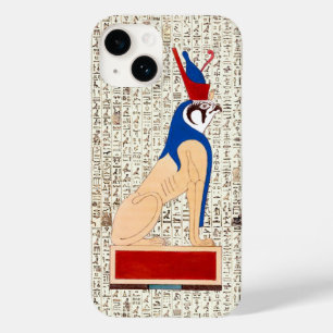 Oude Egyptische God Horus hiërogliefen ontwerp Case-Mate iPhone 14 Hoesje