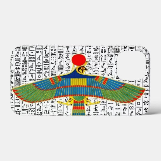 Oude Egyptische God Horus hiërogliefen ontwerp Case-Mate iPhone Case (Achterkant (horizontaal))