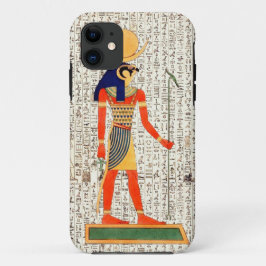 Oude Egyptische God Horus hiërogliefen ontwerp iPhone 11 Hoesje