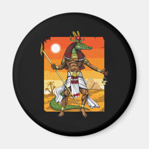 Oude Egyptische God Sobek Magneet