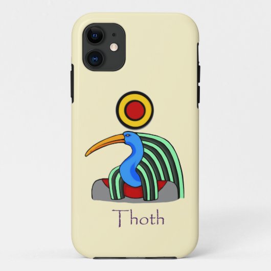 Oude Egyptische god Thoth Case-Mate iPhone Case (Achterkant)