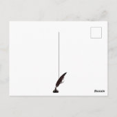 Oude Egyptische God Thoth Gouden Dank u Briefkaart (Achterkant)