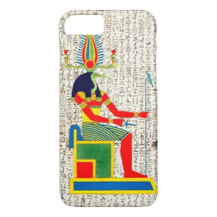 Oude Egyptische God Thoth hiërogliefen iPhone 8/7 Hoesje