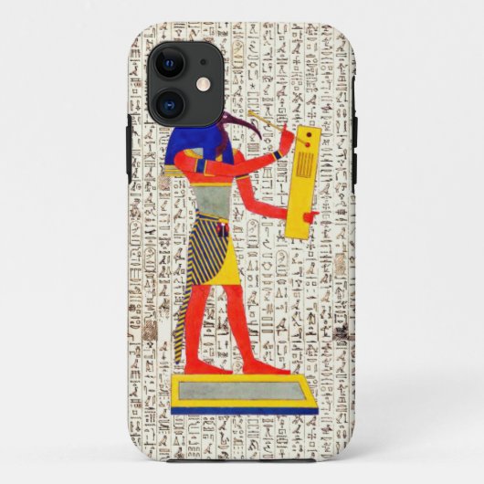 Oude Egyptische God Thoth hiërogliefen ontwerp Case-Mate iPhone Case (Achterkant)