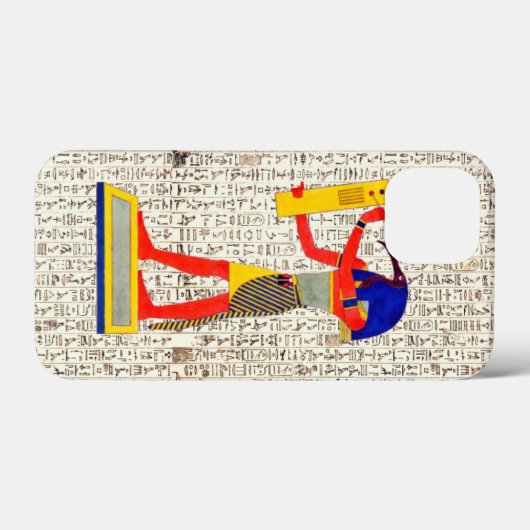 Oude Egyptische God Thoth hiërogliefen ontwerp Case-Mate iPhone Case (Achterkant (horizontaal))