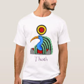 Oude Egyptische god Thoth T-shirt (Voorkant)