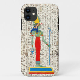 Oude Egyptische Goddes hiërogliefen ontwerp iPhone 11 Hoesje