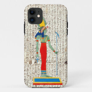 Oude Egyptische Goddes hiërogliefen ontwerp iPhone 11 Hoesje