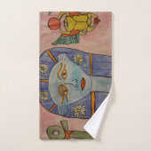 Oude Egyptische goddess Towel Set Bad Handdoek (Handdoek)