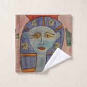 Oude Egyptische goddess Towel Set Bad Handdoek (Wasdoekje)