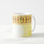 Oude Egyptische goden en goden Koffiemok (Voorkant rechts)