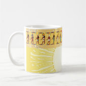 Oude Egyptische goden en goden Koffiemok (Links)