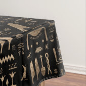 Oude Egyptische goden en hiërogliefen Tafelkleed (Voorbeeld)