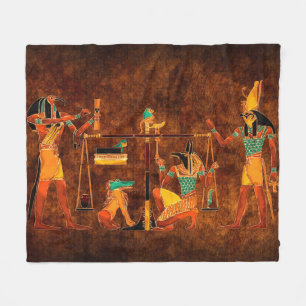 Oude Egyptische goden Fleece Deken