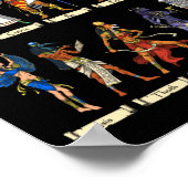 Oude Egyptische goden Poster (Hoek)