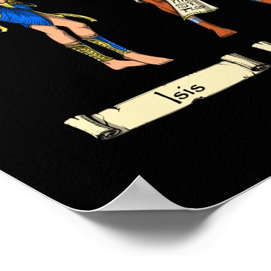 Oude Egyptische goden Poster (Hoek)