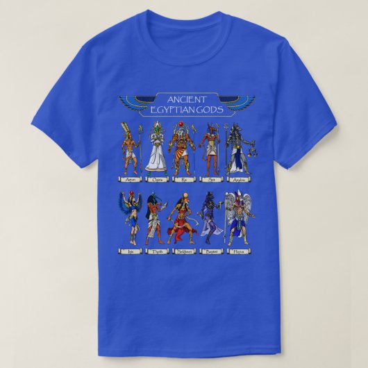 Oude Egyptische goden T-shirt (Design voorkant)