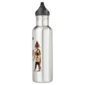 Oude Egyptische goden Tennis Funny Water Bottle Waterfles (Rechts)