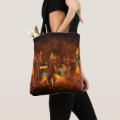 Oude Egyptische goden Tote Bag (Dichtbij)