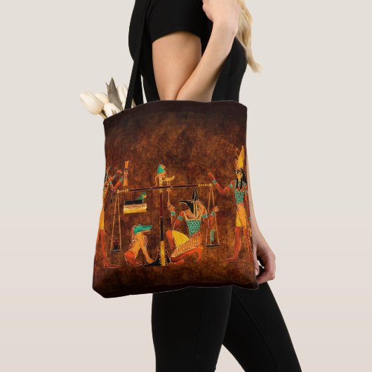 Oude Egyptische goden Tote Bag (Dichtbij)