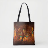 Oude Egyptische goden Tote Bag (Voorkant)