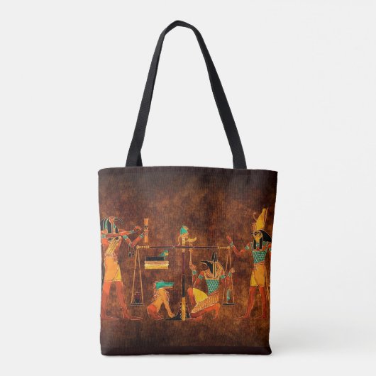Oude Egyptische goden Tote Bag (Achterkant)