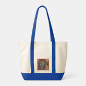 Oude Egyptische godin-Canvas tas (Achterkant)