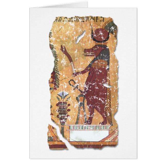 Oude Egyptische godin Hathor (Voorkant)