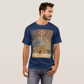 Oude Egyptische godin Isis, godin van de maan T-shirt (Voorkant volledig)