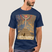 Oude Egyptische godin Isis, godin van de maan T-shirt (Voorkant)