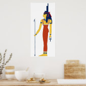 Oude Egyptische godin Isis Poster (Keuken)