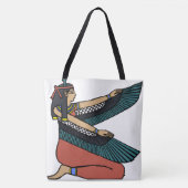 Oude Egyptische Godin Isis Tote Bag (Voorkant)