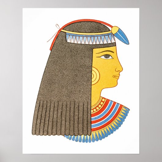 Oude Egyptische godin Poster (Voorkant)