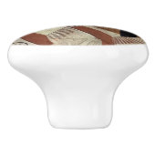 Oude Egyptische godin Queen & Hieroglyphics Keramische Knop (Zijkant)