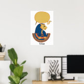 Oude Egyptische godin Tefnut Poster (Thuiskantoor)