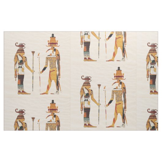 Oude Egyptische Gods Fabric Stof (Fat Quarter)