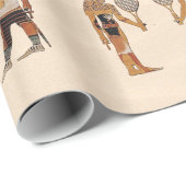 Oude Egyptische gods Tennis Funny Wrapping Paper Cadeaupapier (Rol Hoek)