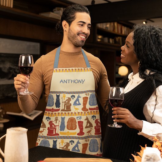 Oude Egyptische Graphics Thema Schort