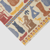 Oude Egyptische Graphics Thema Tissuepapier (Detail)