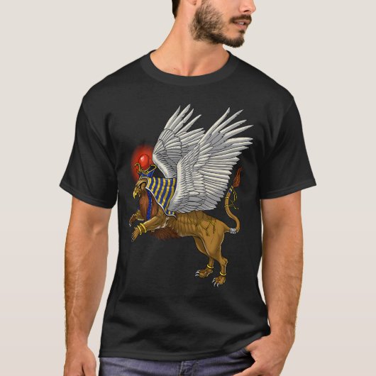 Oude Egyptische Griffoen T-shirt (Voorkant)