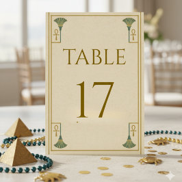 Oude Egyptische Heilige Tafel Nummer Kaart